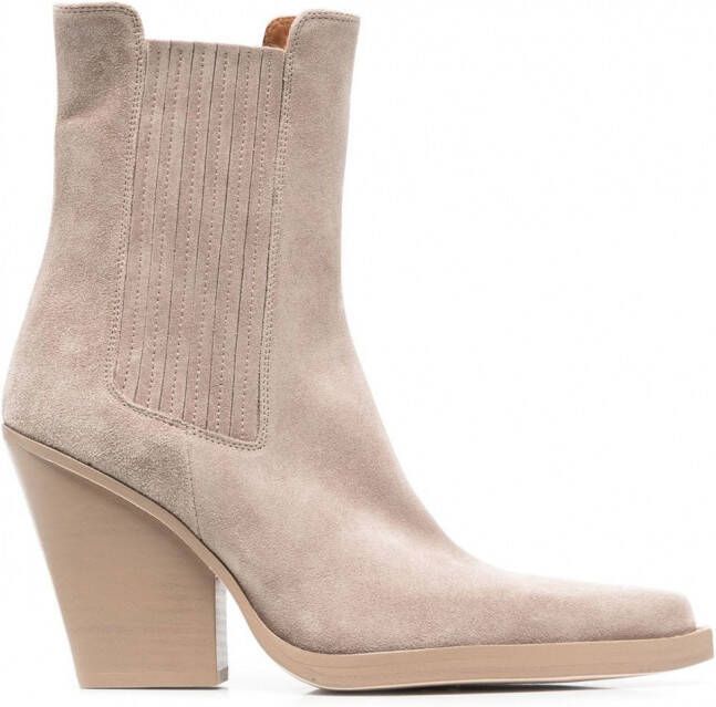Paris Texas Dallas enkellaarzen Beige