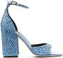 Paris Texas Holly Fiona suède sandalen Blauw - Thumbnail 1