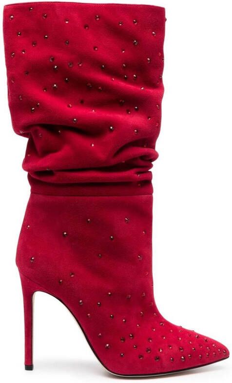 Paris Texas Holly laarzen met studs Rood