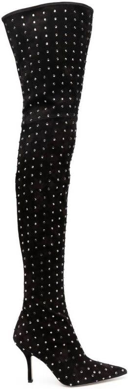 Paris Texas Holy Mama laarzen met studs Zwart