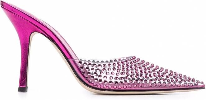 Paris Texas Maeve pumps verfraaid met kristallen Roze