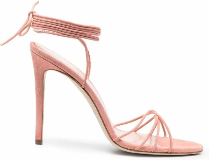 Paris Texas 105 mm Nicole sandalen met veters Roze