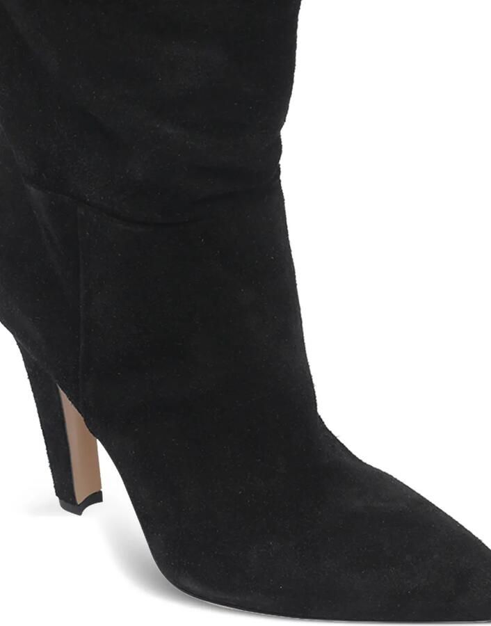 Paris Texas 100 mm Elsa overknee laarzen met puntige neus Zwart