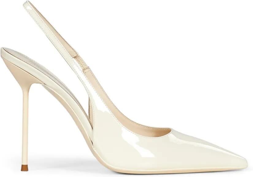 Paris Texas 105 Lidia lakleren slingback pumps Beige