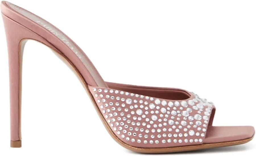 Paris Texas 105 mm Holly sandalen verfraaid met kristallen Roze