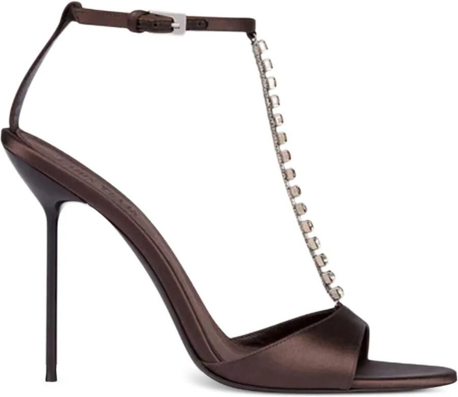 Paris Texas 105 mm Lidia sandalen met T-bandje Bruin