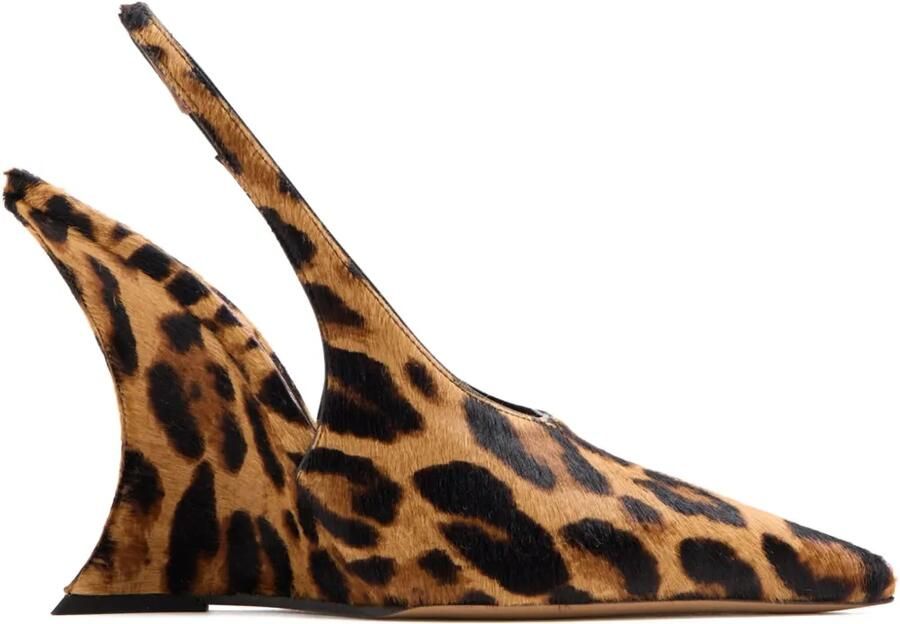 Paris Texas 105 mm Nina pumps met luipaardprint Bruin