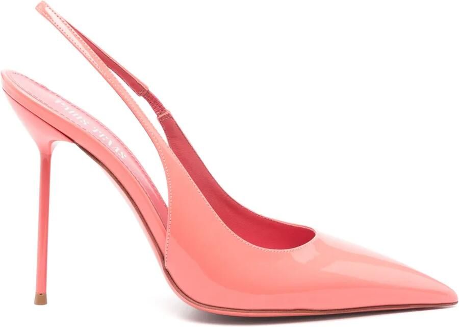 Paris Texas 105mm Lidia slingback pumps Roze
