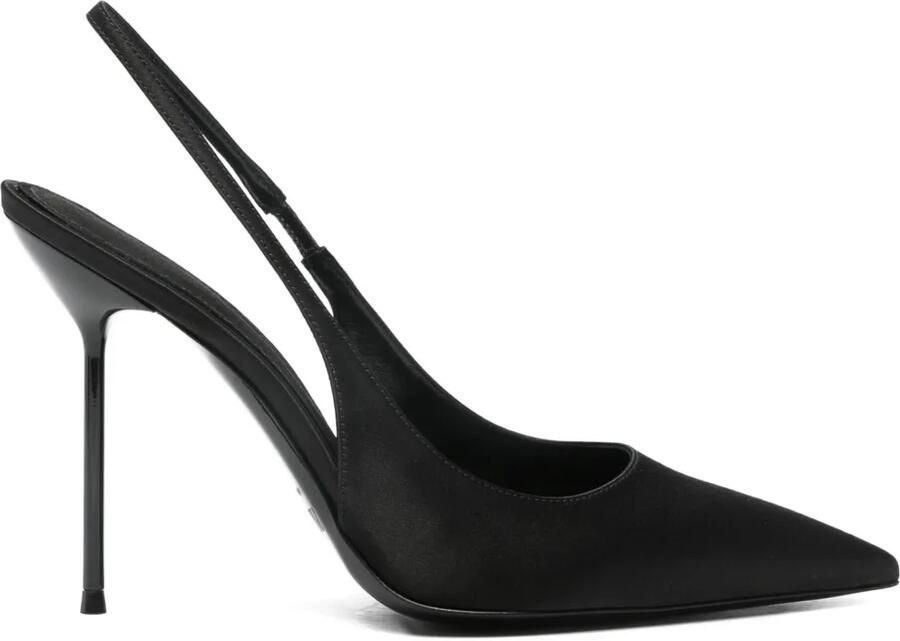 Paris Texas 105mm Lidia slingback pumps Zwart