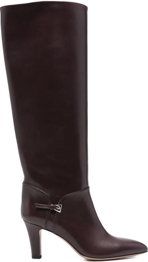 Paris Texas 75 mm Elsa laarzen met gespdetail Rood