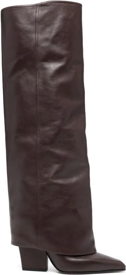 Paris Texas 90 mm leren laarzen Bruin