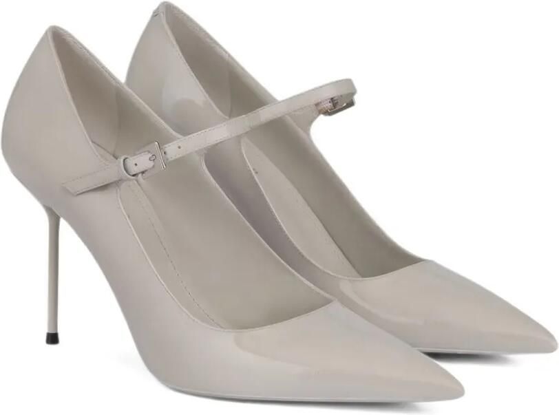 Paris Texas 90 mm Lidia pumps met puntige neus Grijs - Foto 5