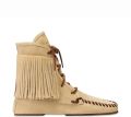 Paris Texas Indiana enkellaarzen met franje Beige - Beige