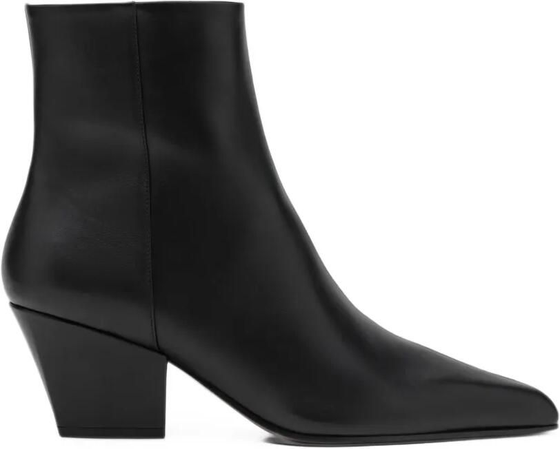 Paris Texas Jane leather ankle boots Zwart