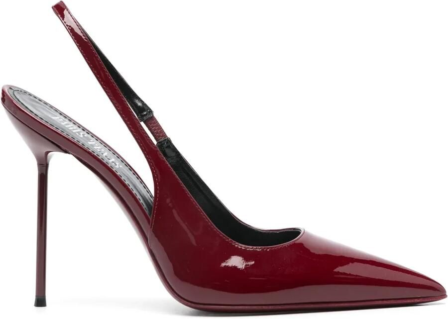 Paris Texas Lidia 105 mm slingback pumps Rood