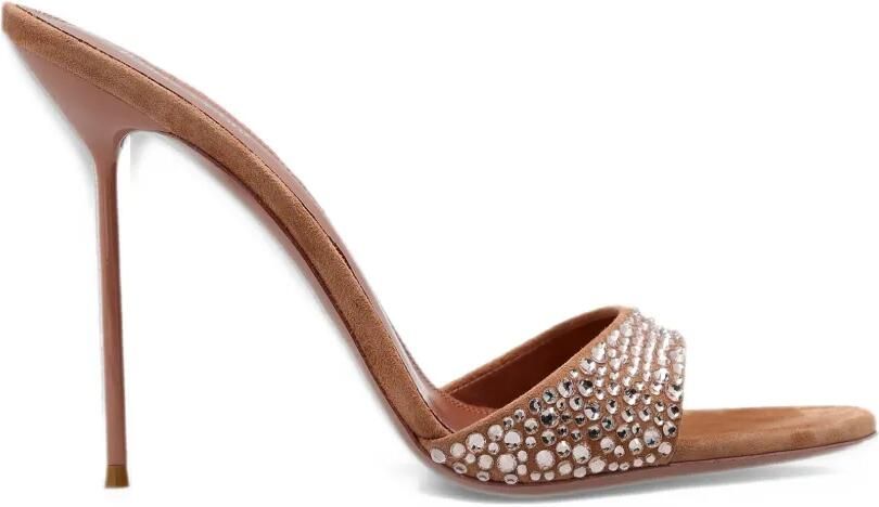 Paris Texas Lidia crystal-embellished sandals Beige
