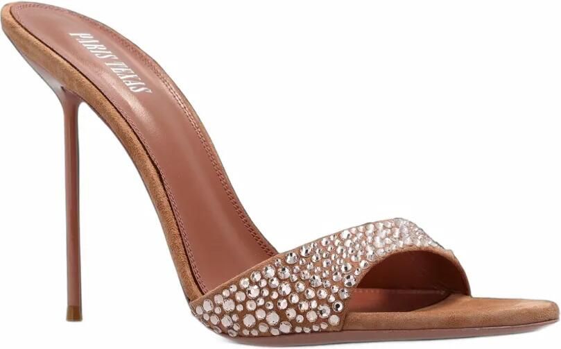 Paris Texas Lidia crystal-embellished sandals Beige - Foto 4