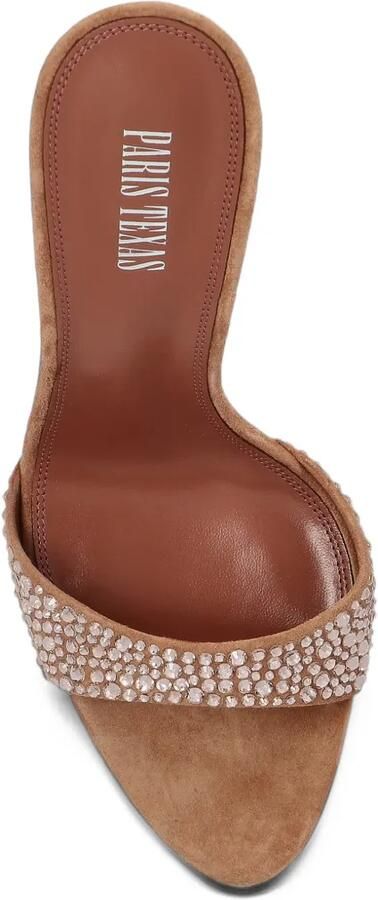 Paris Texas Lidia crystal-embellished sandals Beige - Foto 5