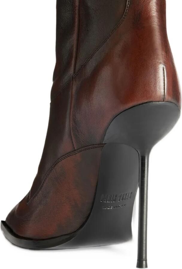 Paris Texas Lidia heeled leather cowboy boots Bruin - Foto 2