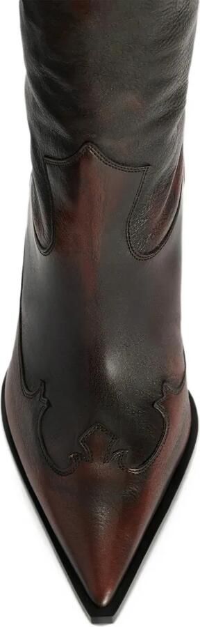Paris Texas Lidia heeled leather cowboy boots Bruin - Foto 5