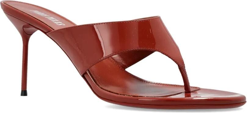 Paris Texas Lidia lakleren sandalen Bruin - Foto 4