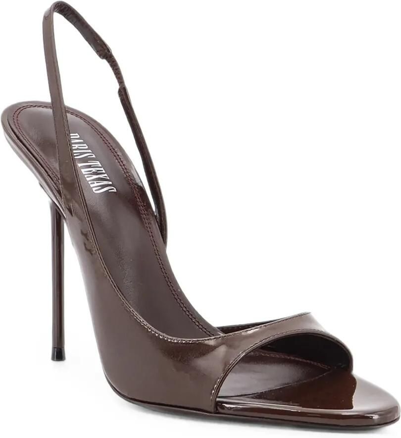 Paris Texas Lidia lakleren sandalen Bruin - Foto 3