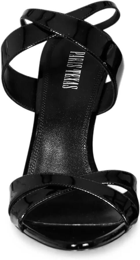 Paris Texas Lidia lakleren sandalen Zwart