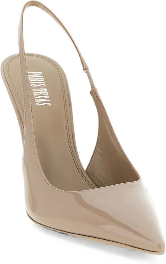 Paris Texas Lidia lakleren slingback pumps Beige - Foto 3