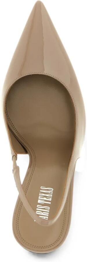 Paris Texas Lidia lakleren slingback pumps Beige - Foto 4