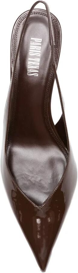 Paris Texas Lidia lakleren slingback pumps Bruin - Foto 4