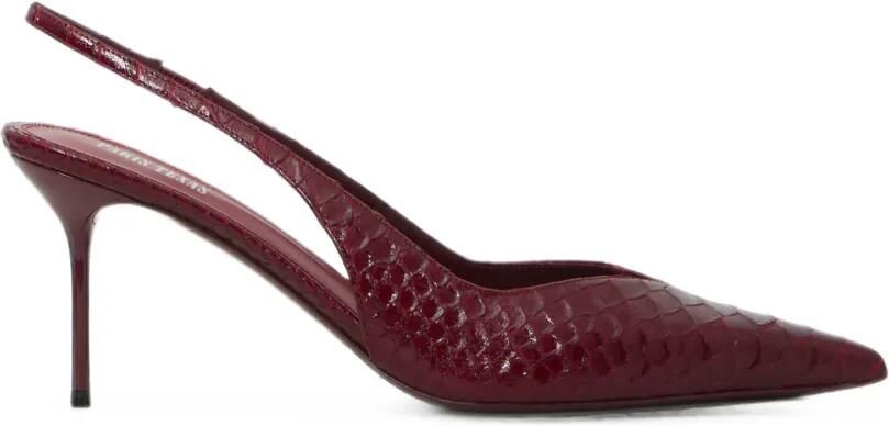 Paris Texas Lidia leren pumps met pythonprint Rood
