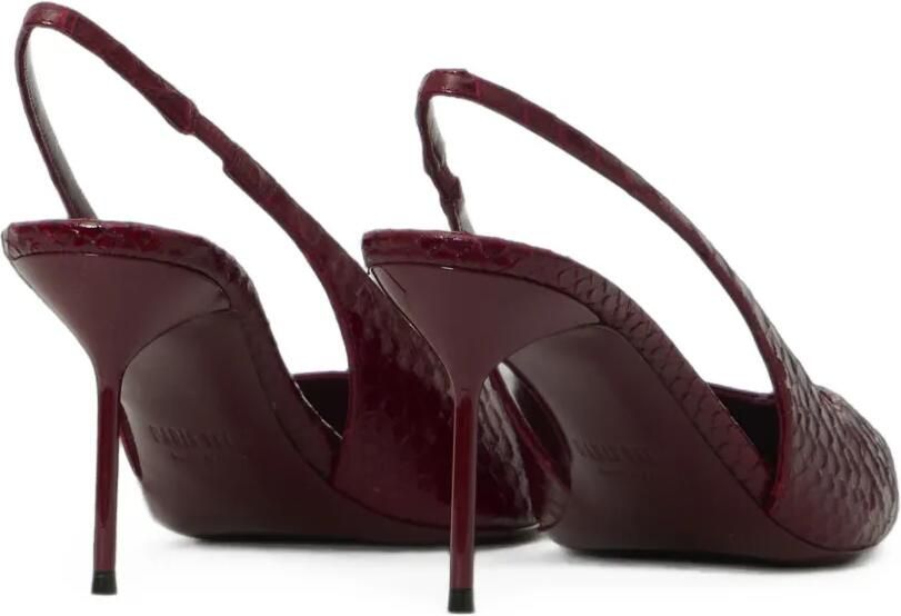 Paris Texas Lidia leren pumps met pythonprint Rood - Foto 2
