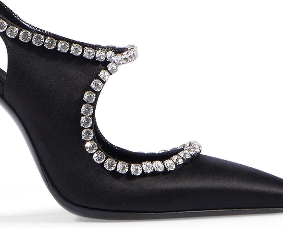 Paris Texas Lidia Mary Jane pumps met kristallen Zwart - Foto 2