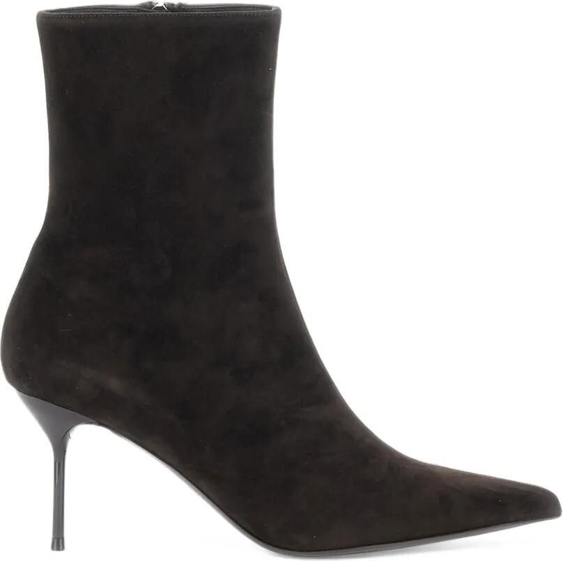 Paris Texas Lidia pointed-toe suede ankle boots Bruin