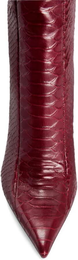 Paris Texas Lidia python-effect calfskin boots Rood - Foto 5