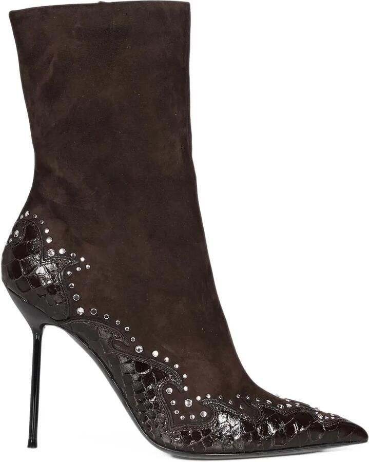 Paris Texas Lidia Queen Of Hearts ankle boots Bruin