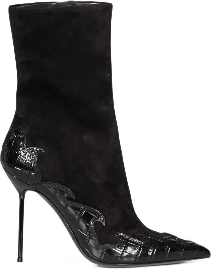 Paris Texas Lidia Queen Of Hearts ankle boots Zwart