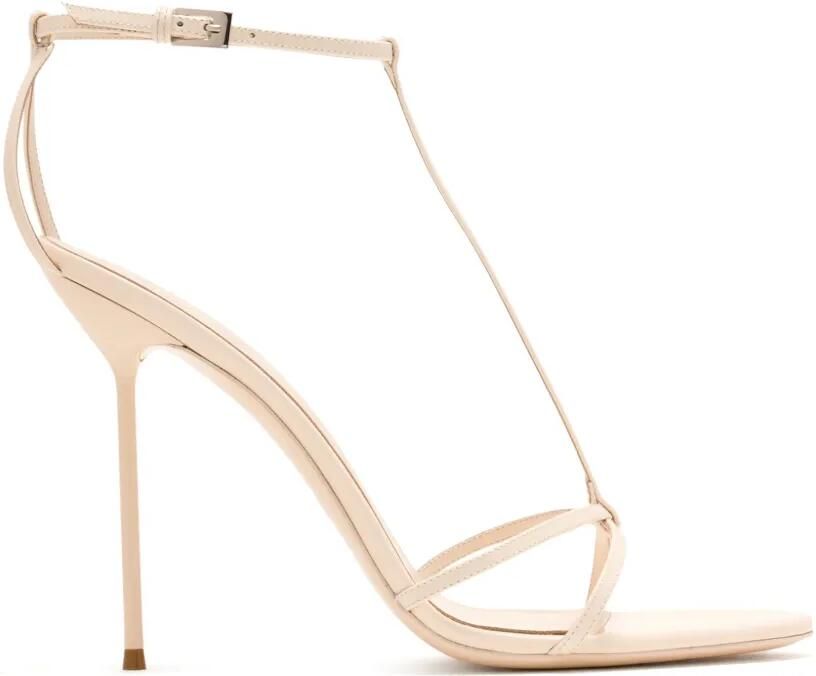 Paris Texas Lidia sandalen met T-bandje en hak Beige