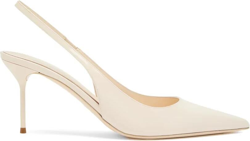 Paris Texas Lidia slingback pumps met puntige neus Beige