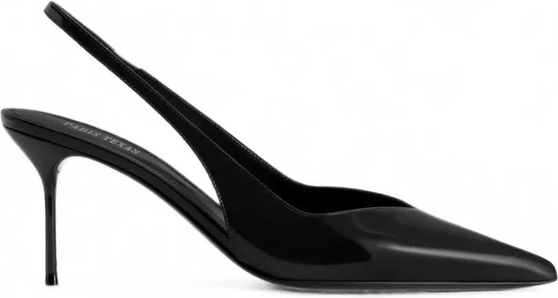 Paris Texas Lidia slingback pumps met puntige neus Zwart