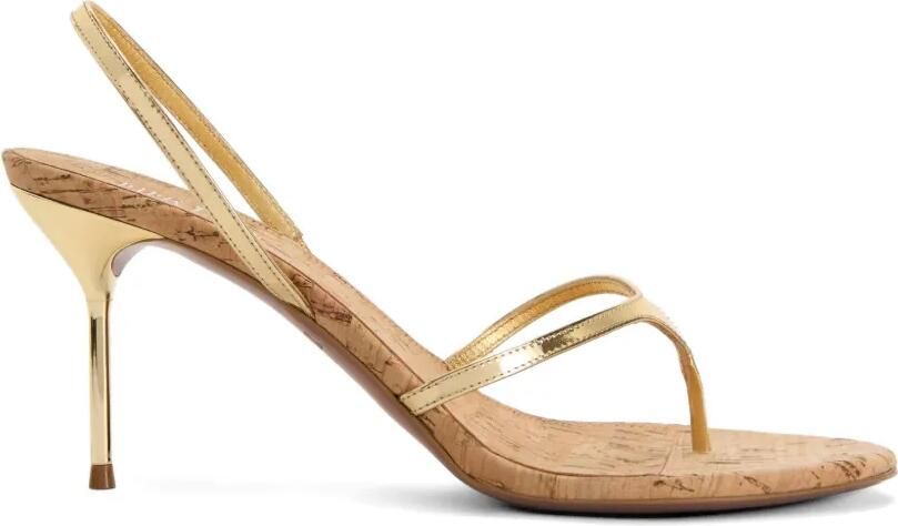 Paris Texas Lidia slingback sandalen Goud