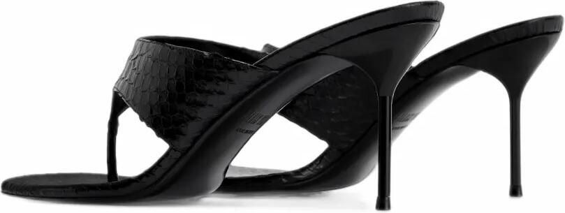 Paris Texas Lidia snake-effect thong sandals Zwart - Foto 4