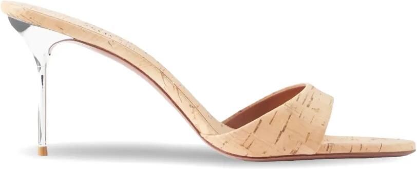 Paris Texas Lidia stiletto sandalen met kurk-effect Beige