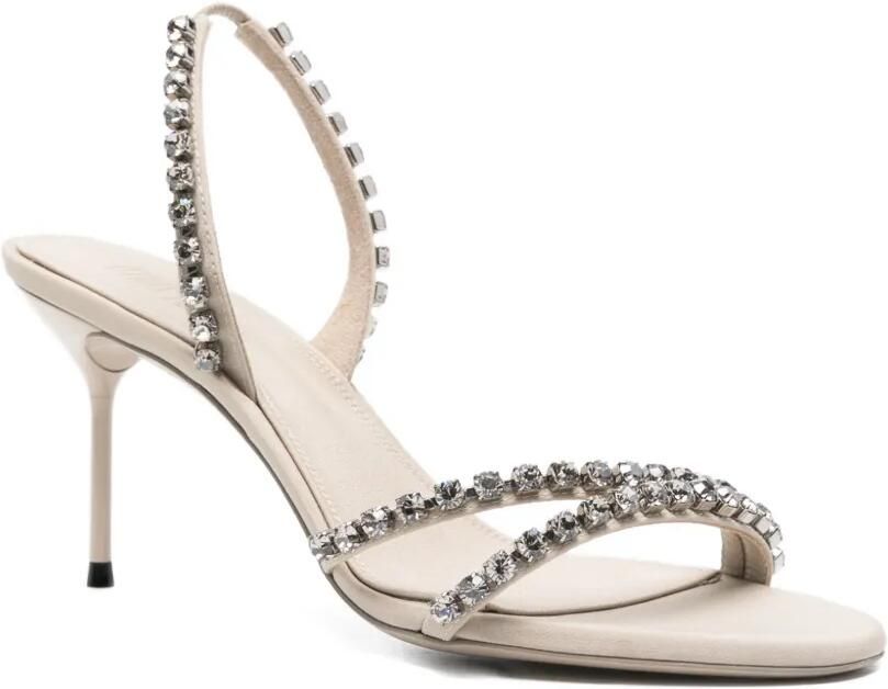 Paris Texas Lidia stiletto sandalen verfraaid met kristallen Beige - Foto 3