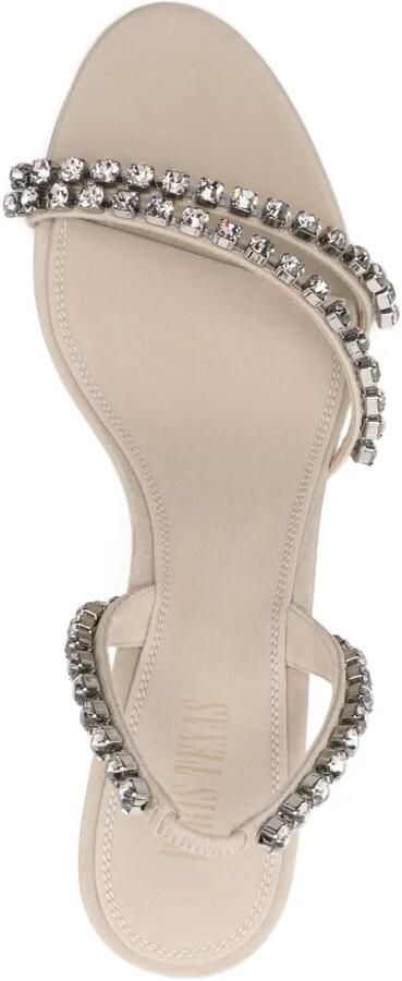 Paris Texas Lidia stiletto sandalen verfraaid met kristallen Beige - Foto 4