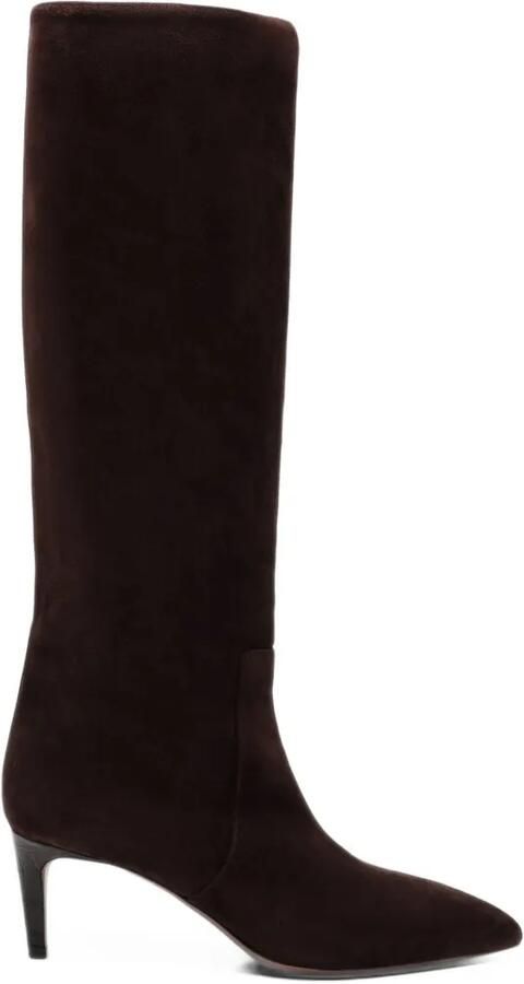 Paris Texas pointed-toe suede boots Bruin