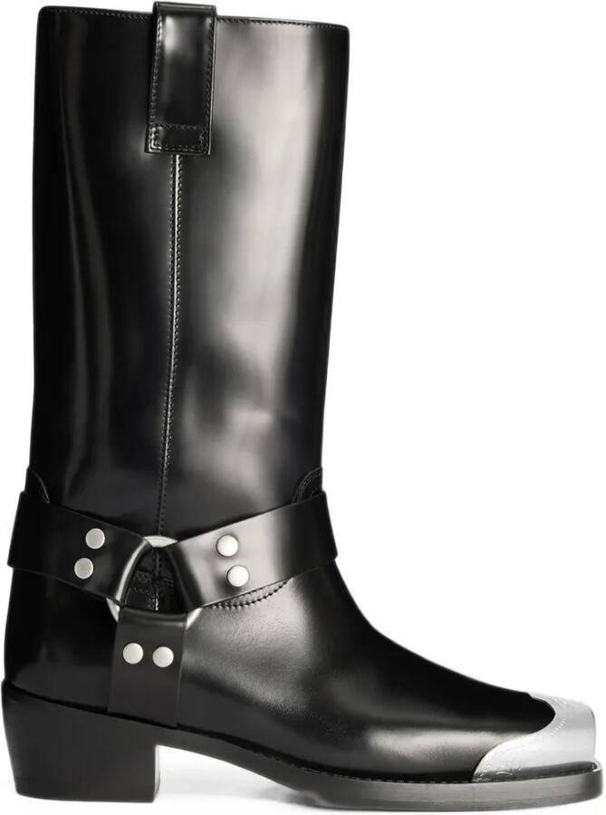 Paris Texas Roxy embellished-toe boots Zwart
