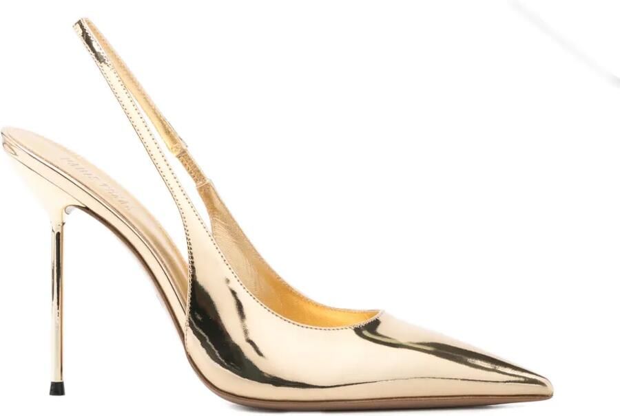 Paris Texas Slingback pumps met hak Goud