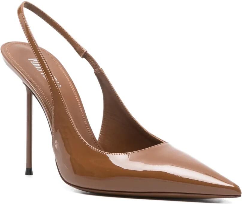 Paris Texas Slingback pumps met puntige neus Bruin - Foto 3