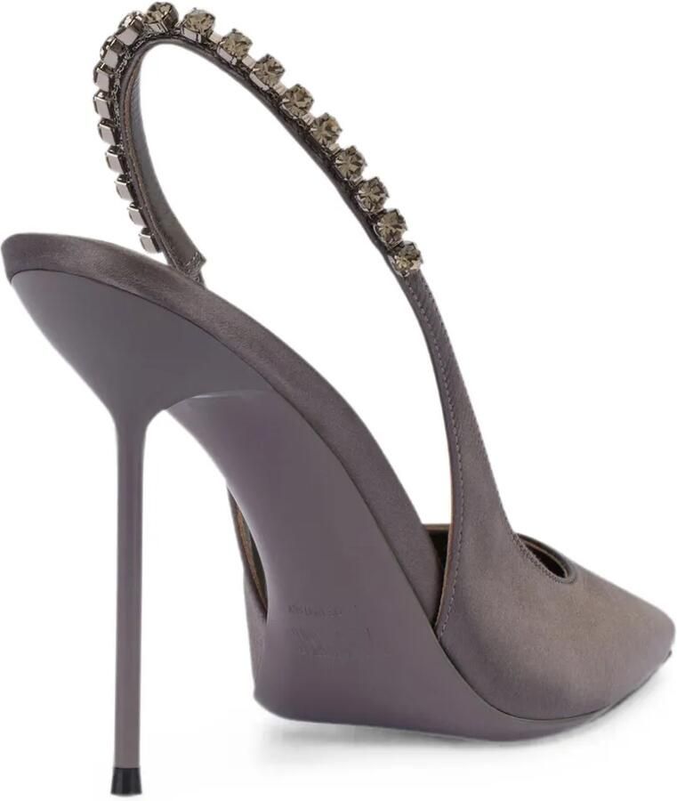 Paris Texas Slingback pumps verfraaid met kristallen Grijs - Foto 2